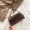 Luxury Designer Stone Pattern Shoulder Bag for Women